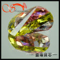 axe-shape multi-color cubic zirconia gemstone for jewelry(CZSP08940)